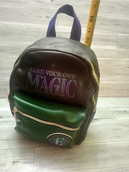Disney \'Wicked Make Your Own Magic\' Black & Green Mini Backpack main image 6